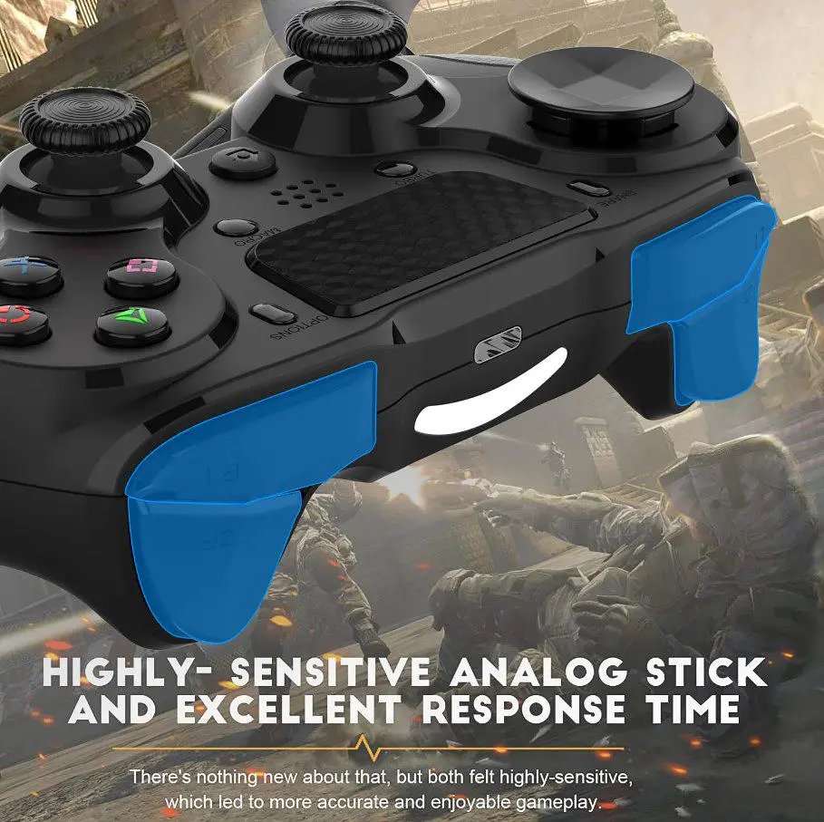 Геймпад джойстик DoubleShock P913 Wireless PS4 Double Motor Vibration DUALSHOCK 4 Black - фото 10