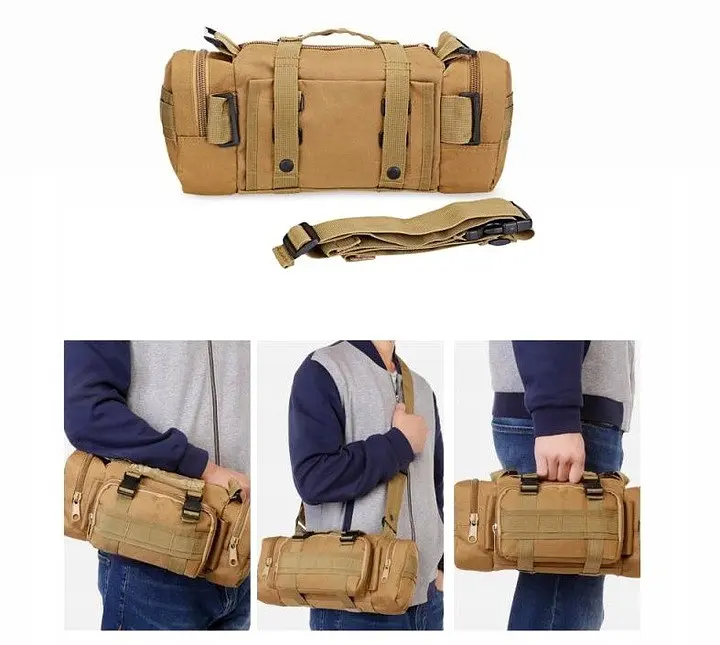 Тактична армійська чоловіча сумка Molle Combat Sachet койот - фото 10