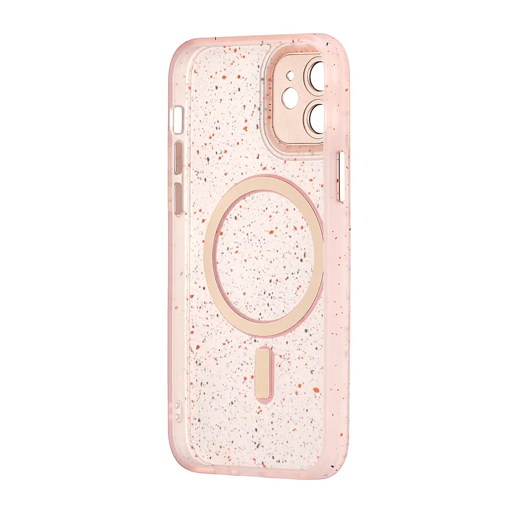 Чохол Splatter with MagSafe Protected Camera iPhone 12 Pink - фото 3