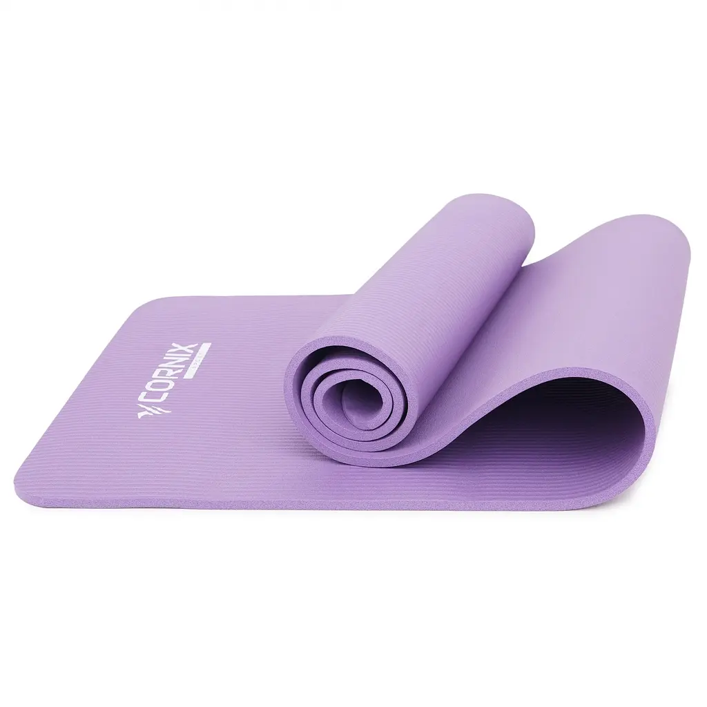 Килимок спортивний Cornix NBR 183 x 61 x 1 cм для йоги та фітнесу XR-0011 Violet - фото 4