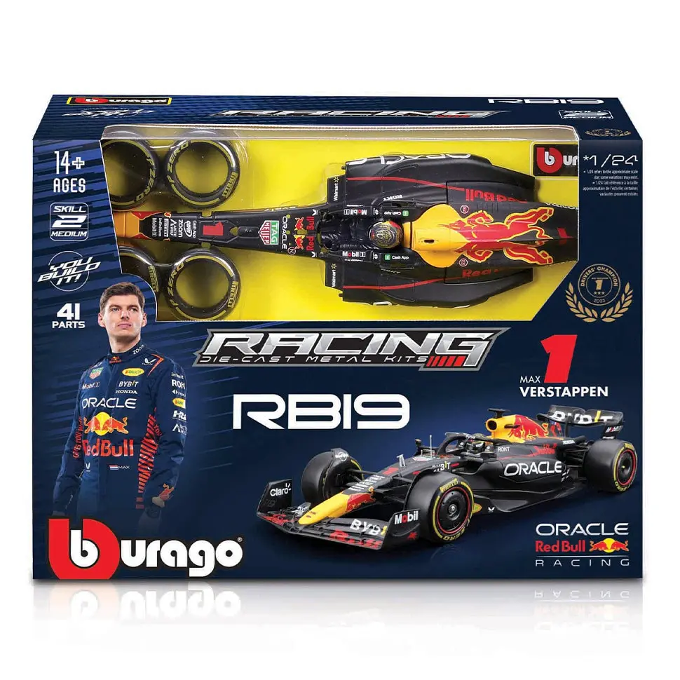 Авто-конструктор ORACLE RED BULL RACING RB19 Bburago 18-28507 масштаб (1:24) - фото 8