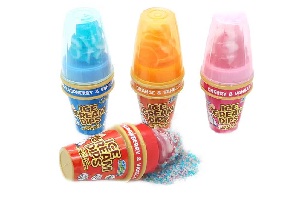 Цукерка Морозиво Crazy Candy Factory Ice Cream Dips 20g - 1 шт - фото 3