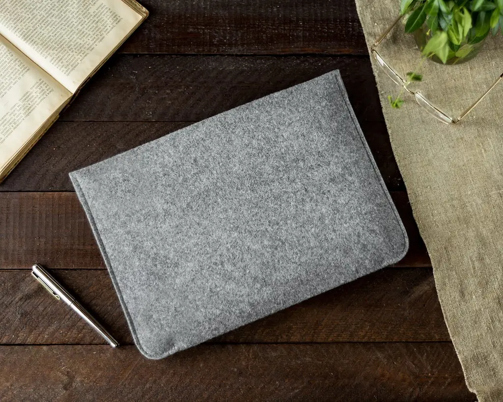 Чохол Gmakin Apple MacBook Pro 14` GM07-14 Felt Case (Grey) [73583] - фото 8
