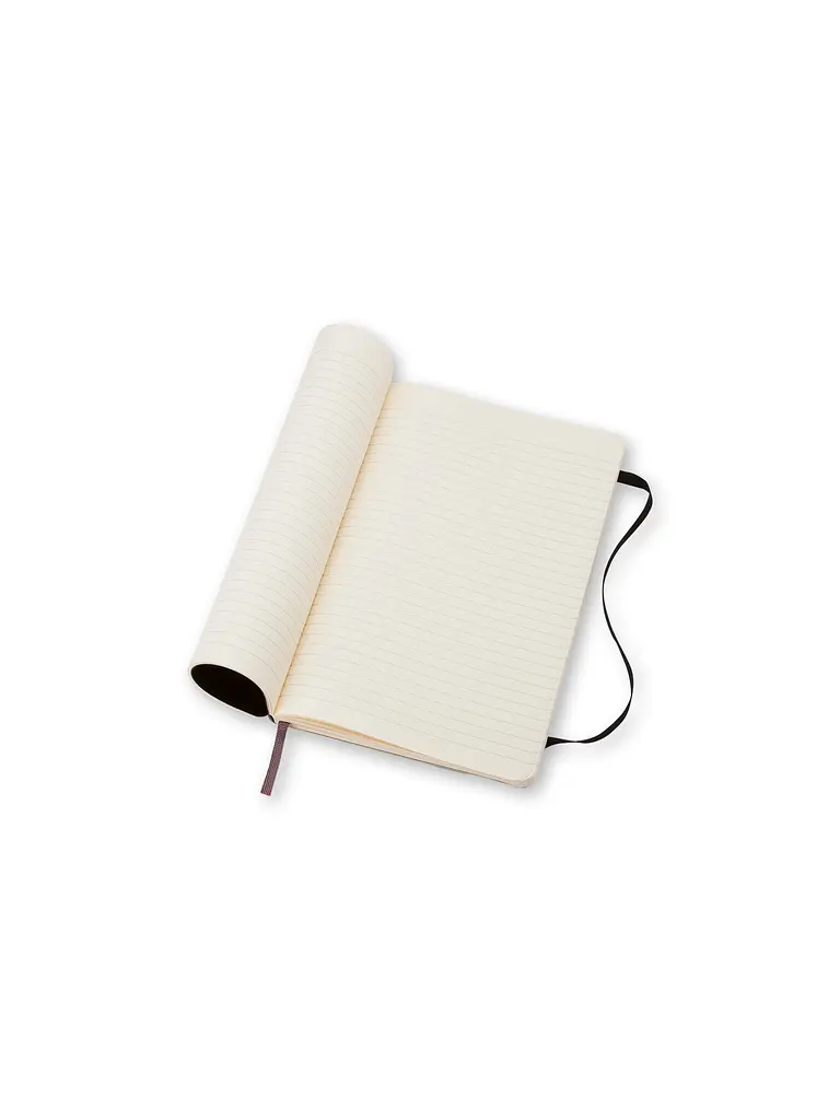 Записник Moleskine Classic середній, Лінійка Чорний М’який (QP616) - фото 4