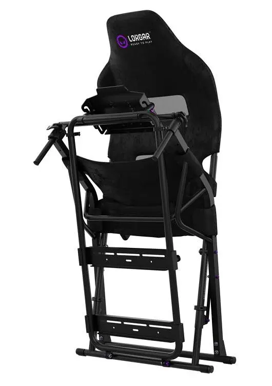 Ігрове крісло Lorgar FLEX RAF1 Sim Racing Cockpit Advanced, Foldable Black (LRG-RAF1) - фото 4