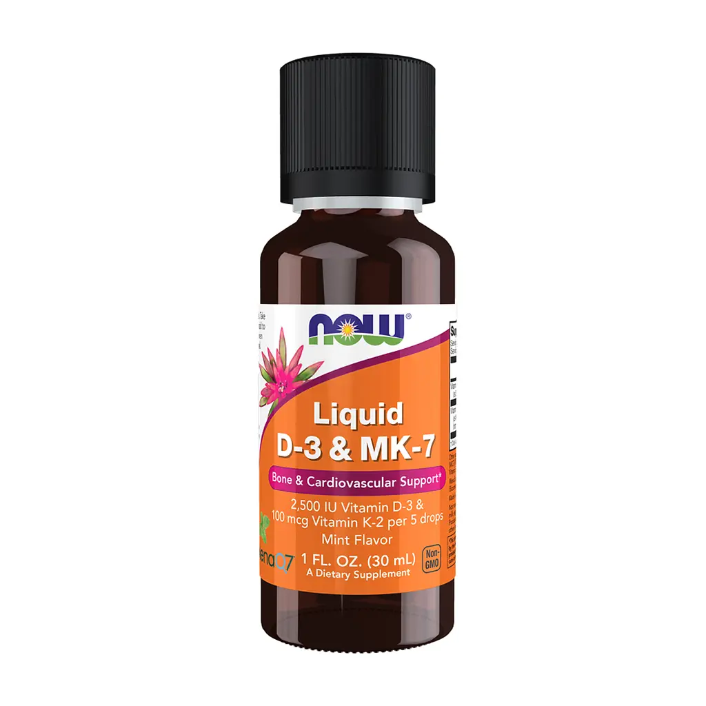 Рідкий вітамін Д3 і МК-7 (К2), Liquid Vit D-3 & MK-7 - 30ml