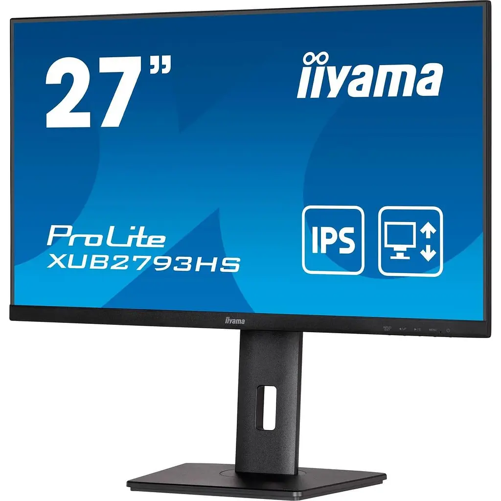Монітор 27" Iiyama XUB2793HS-B7 FHD IPS 100Hz (XUB2793HS-B7) - фото 2