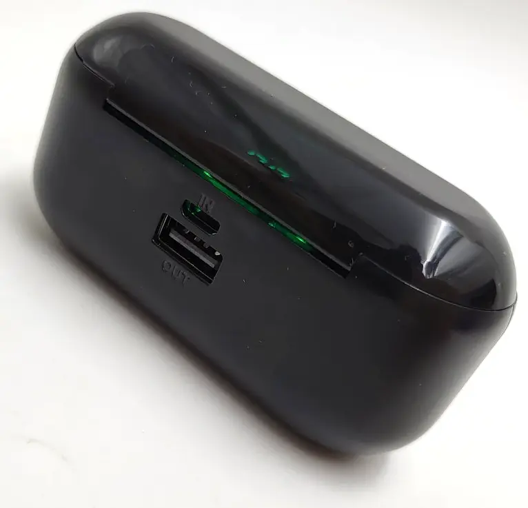 Бездротові навушники Bluetooth 5.0 із сенсорним керуванням та зарядним кейсом Amoi F9 - фото 8