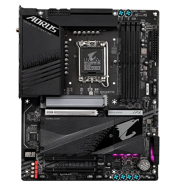 Материнська плата Gigabyte Z790 Aorus Elite AX LGA 1700 (Z790 AORUS ELITE AX) - фото 2