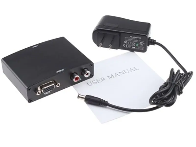 Конвертер Atcom с Hdmi на Vga + аудио 2 x RCA преобразователь - фото 3
