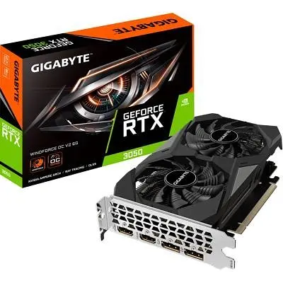 Видеокарта Gigabyte GeForce RTX3050 6Gb WINDFORCE OC V2 (GV-N3050WF2OCV2-6GD) - фото 7