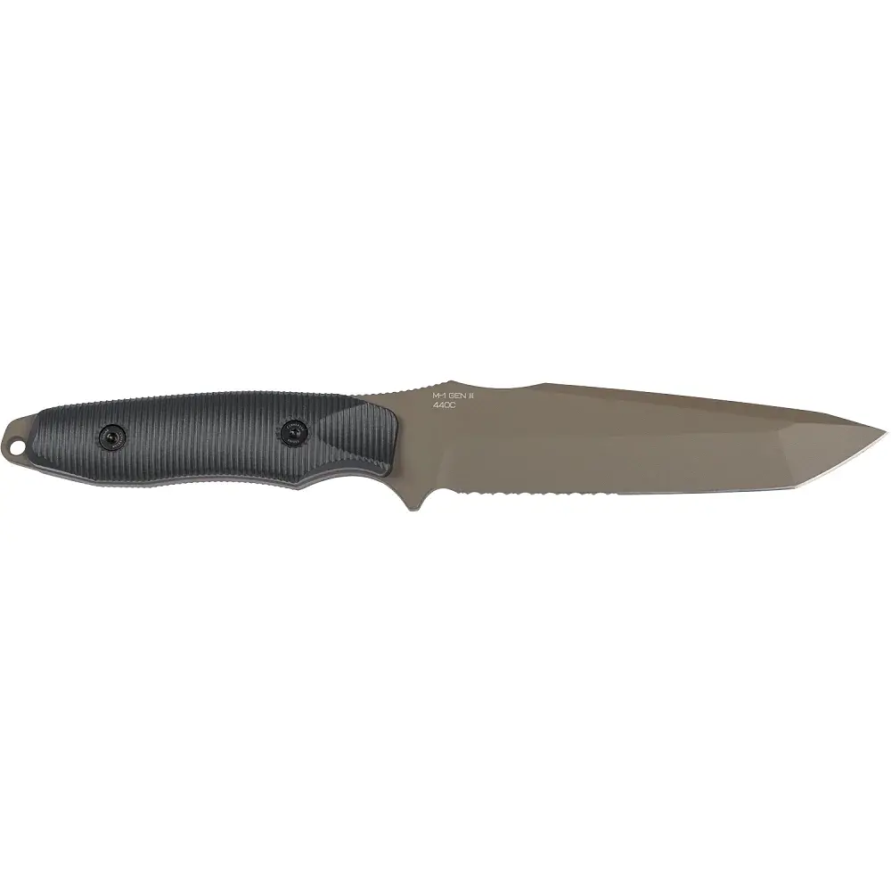 Ніж Cimmerian Knives M1 GEN III Coyote Blade Half Serrated - фото 2