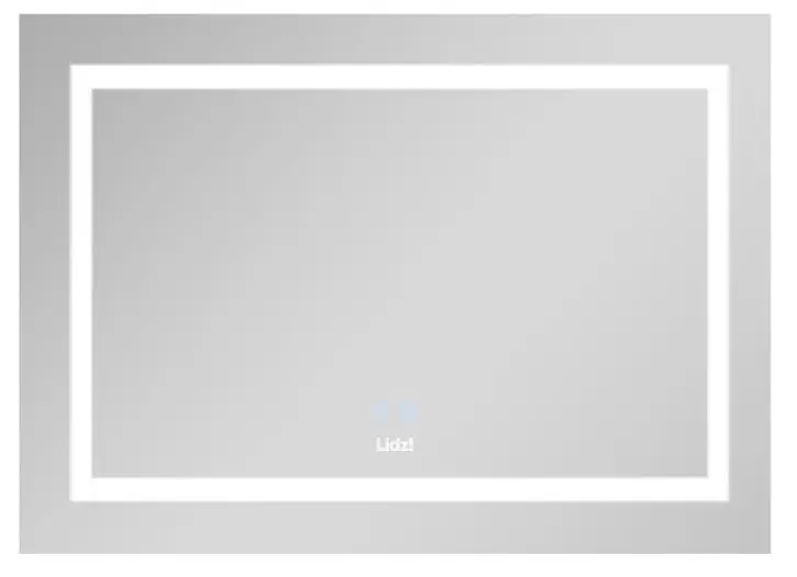 Дзеркало Lidz Kubis (KU1) прямокутне, з LED-підсвічуванням Touch, антизапотіванням, димером, регулюванням яскравості LD78LF9047400 - фото 3