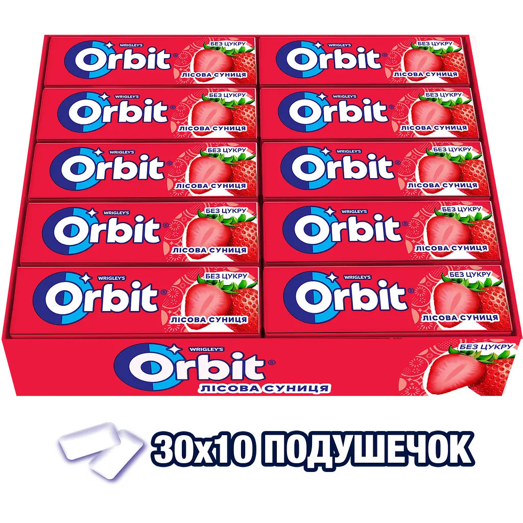 Гумка жувальна Orbit Лісова суниця, 14 г (683301) - фото 6