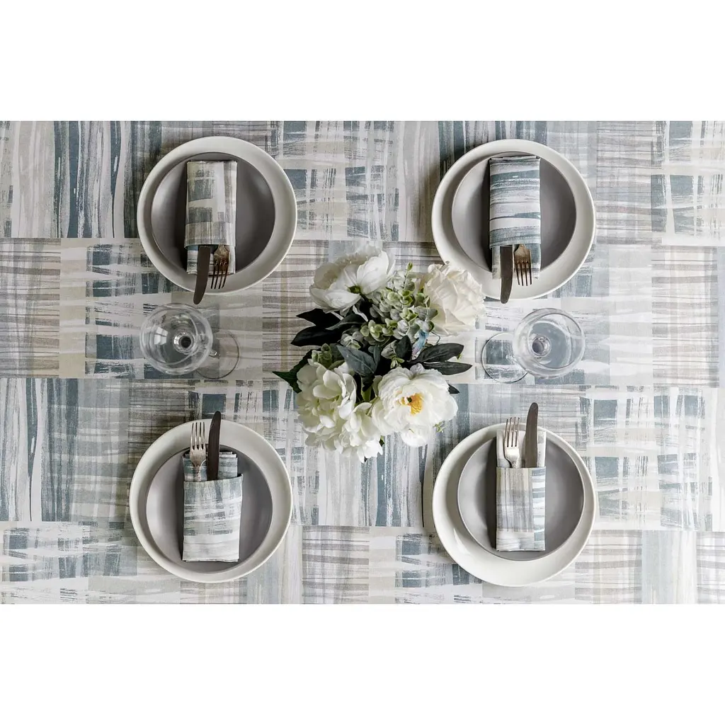 Скатертина Прованс Клітина 136х120 см (30896) - фото 3