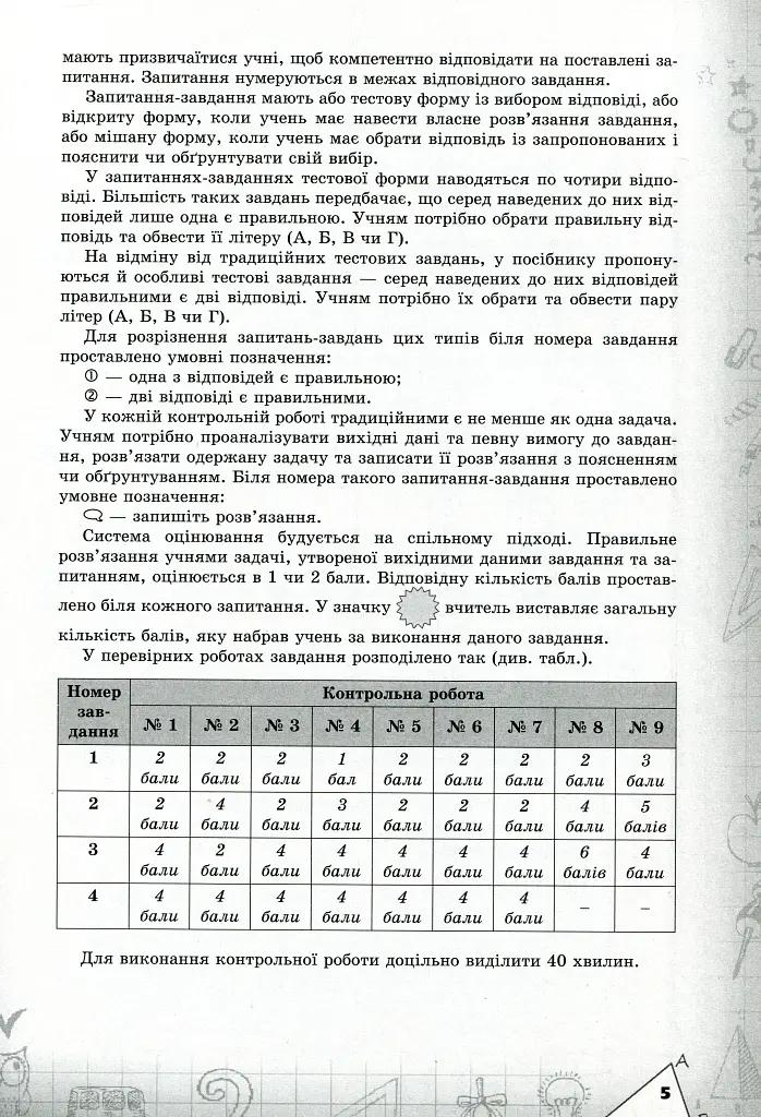 Математика 5 клас. Перевірка предметних компетентностей - Ніна Тарасенкова - фото 3