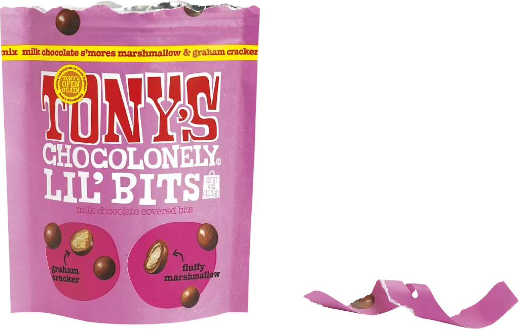 Драже Tony's Lil' Bits Milk Marshmallow S'mores Mix 113г - фото 4