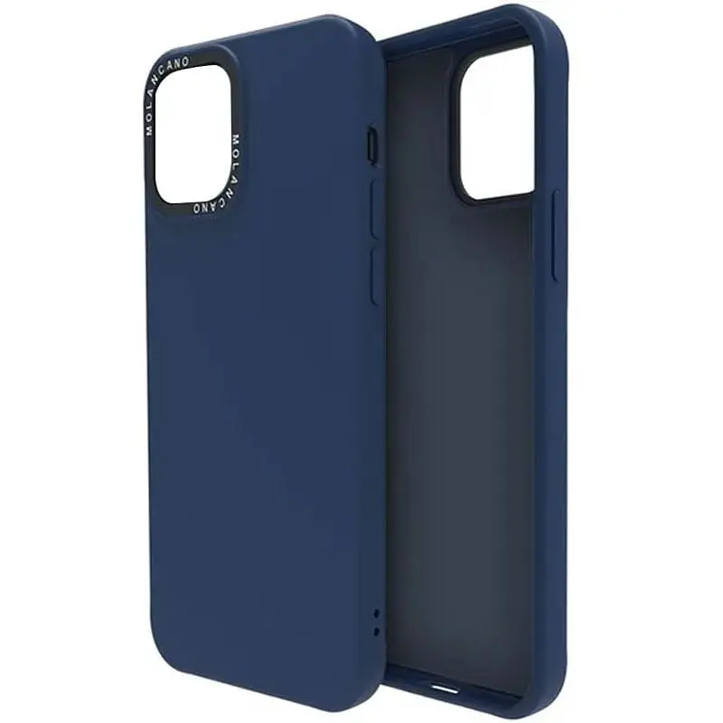 Чохол-накладка Molan Cano Silicone SF Jelly Mixxi для Apple iPhone 12 Pro Max (dark blue) - фото 2