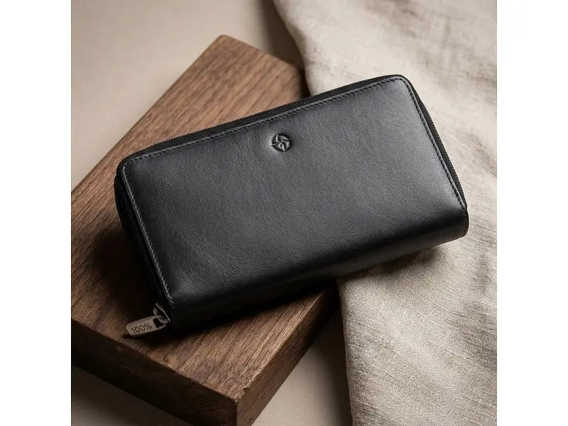 Жіночий гаманець натуральна шкіра Cortina 5061 nero Чорний 10,5x19,5 см TONY PEROTTI acs0032516 - фото 9