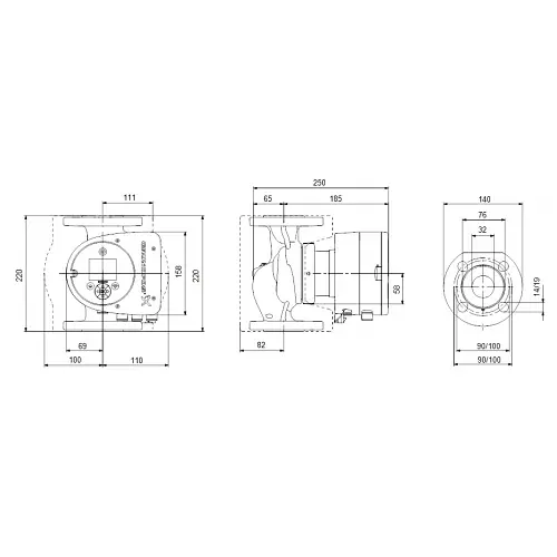 Циркуляційний насос Grundfos Magna3 32-40 F 220 (98333834) - фото 2