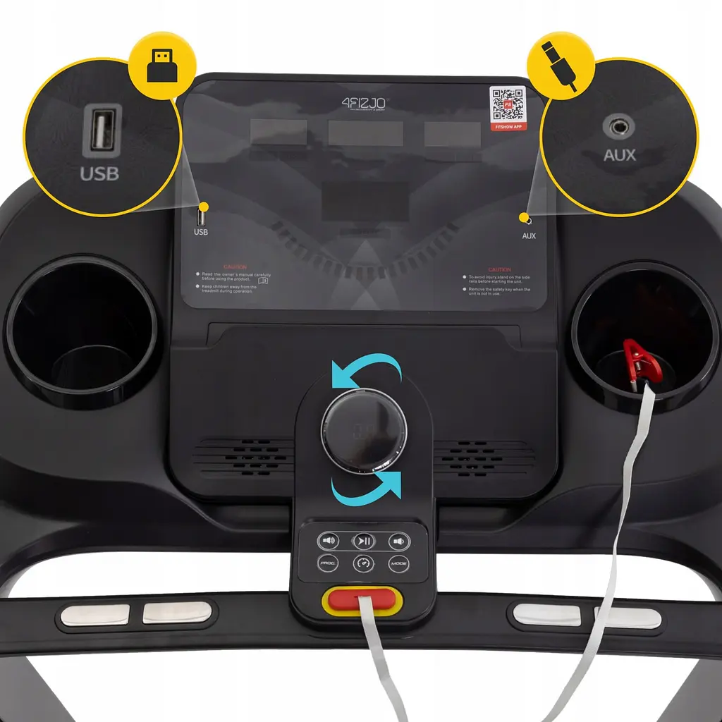 Беговая дорожка 4FIZJO TM Nero (P-5907739319302) - фото 13