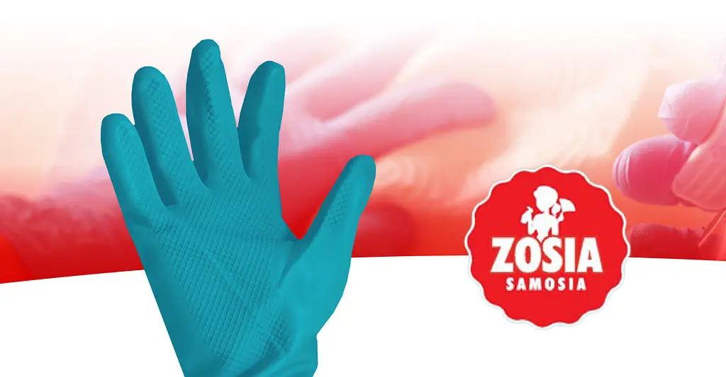 Гумові рукавички Zosia Samosia 2 пари розмір M