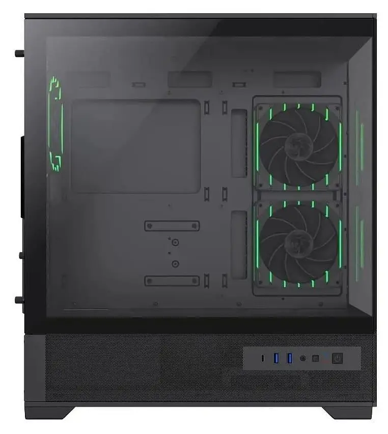 Корпус GameMax Vista 2 A Tempered Glass без БЖ Black (VISTA 2 AB) - фото 7
