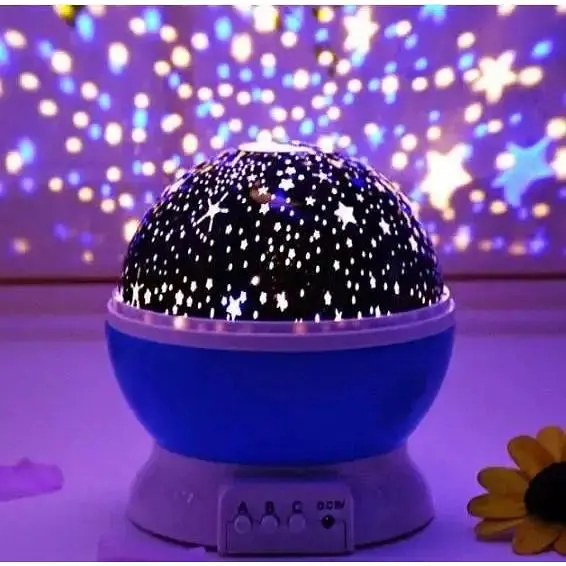 Круглый вращающийся ночник No brand Детский проектор звездное небо LED в ассортименте - фото 8