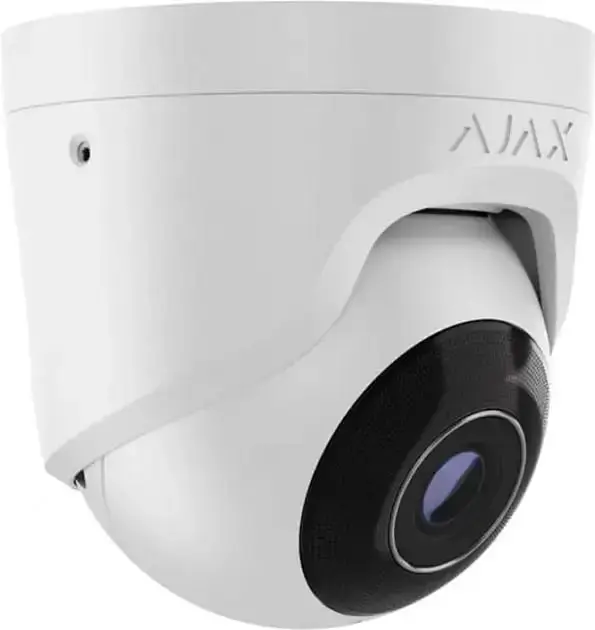 IP-Камера дротова TurretCam, 8мп, 2.8мм, Poe, True WDR, IP 65, ІЧ 35м, аудіо, кут огляду 100° д Ajax teh0016050 - фото 3