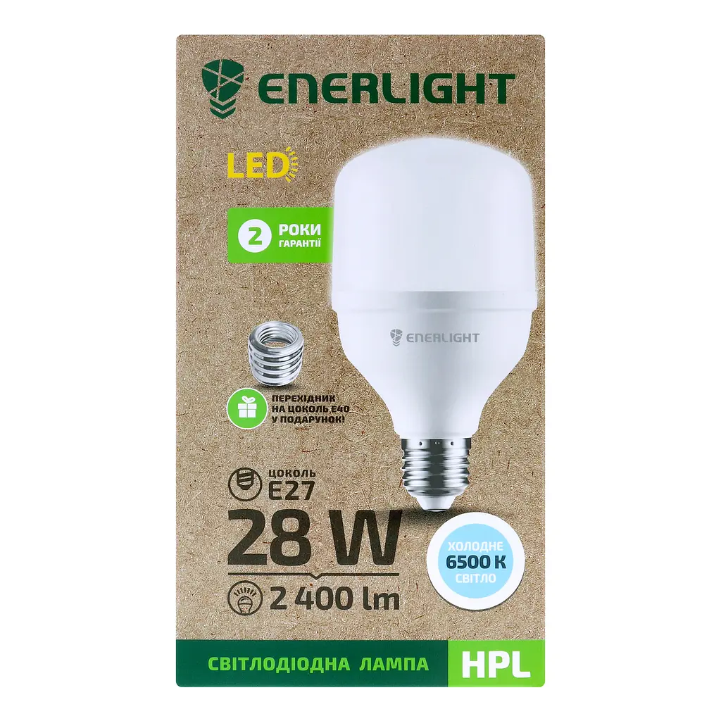 Світлодіодна лампа Enerlight HPL, 28W, 6500K, E27 (HPLE2728SMDС) - фото 3
