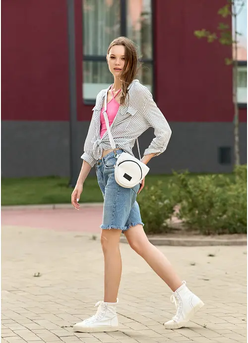 Жіноча сумка Sambag 20×5×18 см sum0010882 - фото 4