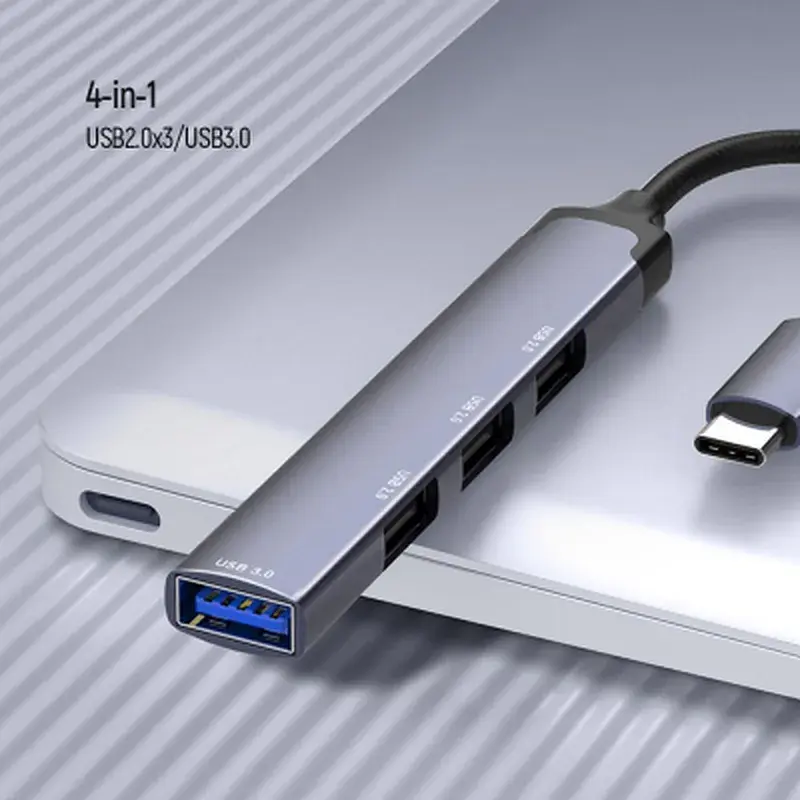 Концентратор ColorWay USB-C 4-в-1 USB2.0х3/USB3.0 (CW-HUB04) - фото 11