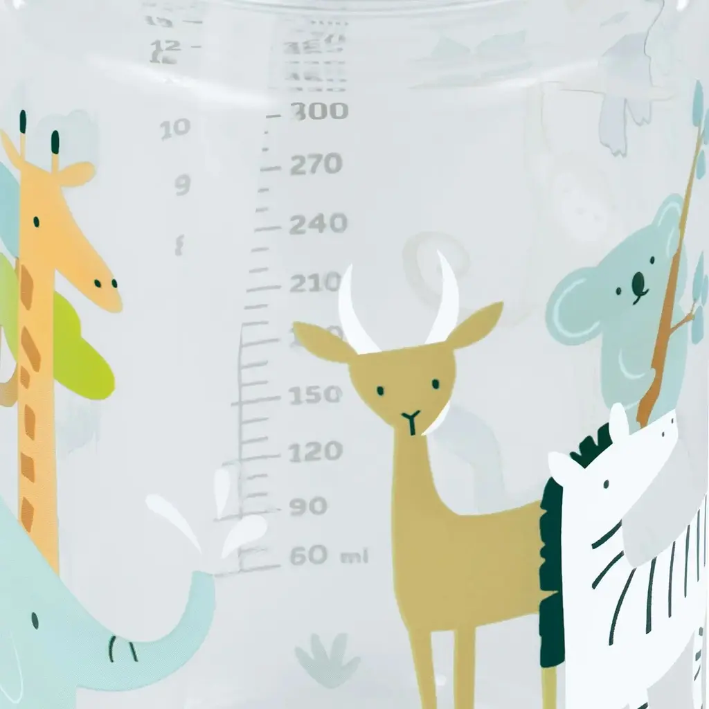 Поїльник-непроливайка Miniland Jungle Bottle з трубочкою 450 мл (89622) - фото 3