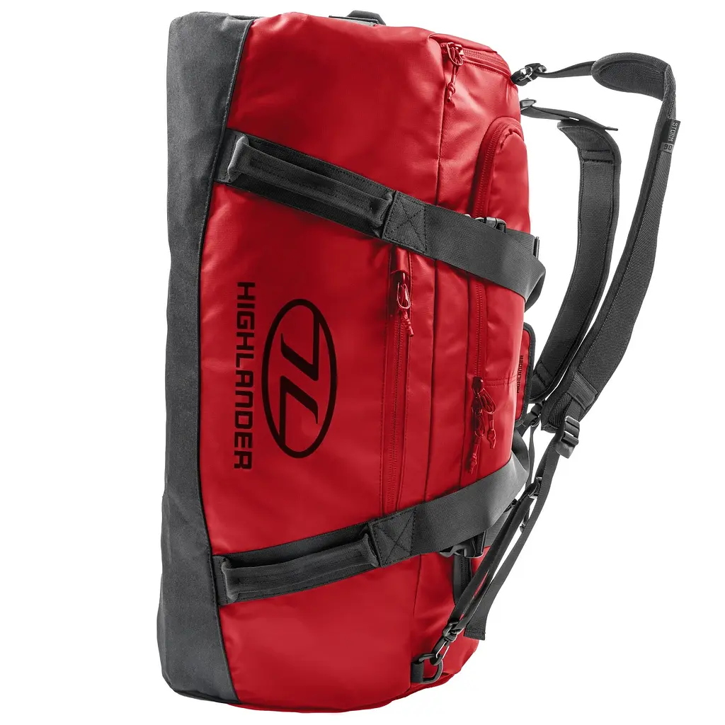 Сумка дорожня водозахисна Highlander Hauler Duffel 90L Red (DB134-RD) - фото 3