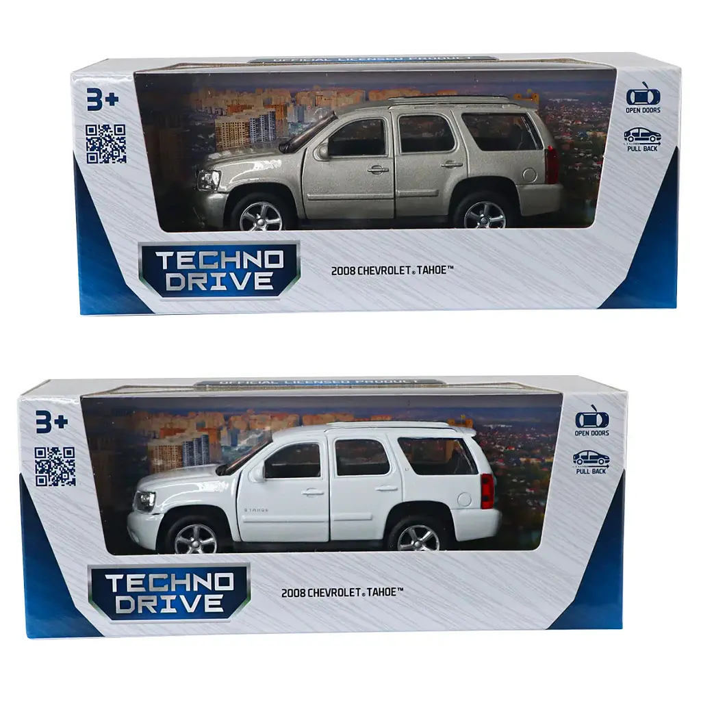 Автомодель - CHEVROLET TAHOE 2008 (білий, сірий) - фото 5