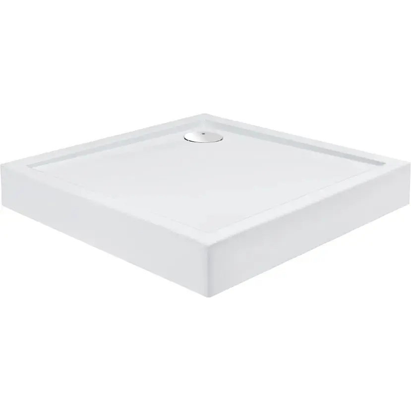 Душова кабіна Qtap Capricorn CRM1099SC6 Clear 2020x900x900 мм з піддоном Tern 309912C 90x90x12 см та сифоном - фото 2