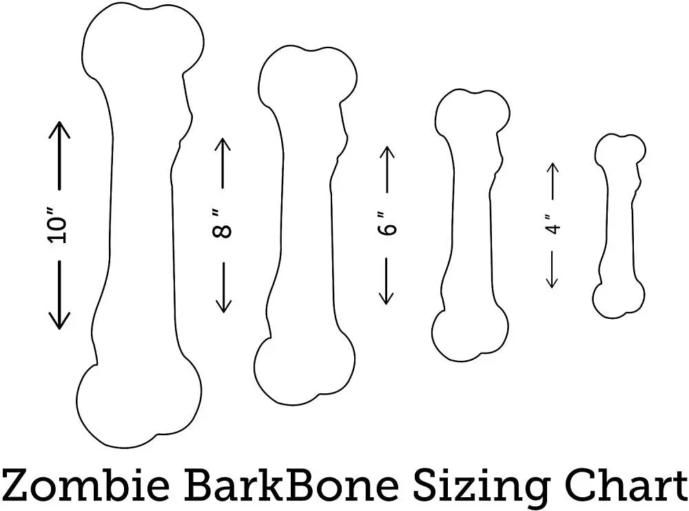 Жувальна кістка для собак Pet Qwerks Zombie BarkBone Cheddar Cheese з ароматом сиру - фото 7