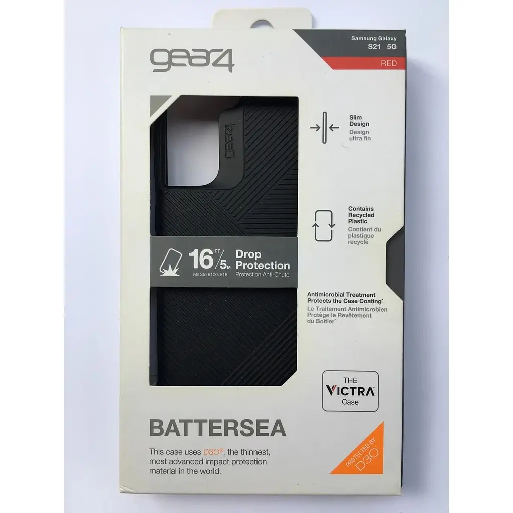 Противоударный чехол Gear4 Battersea D3O для Samsung Galaxy S21 5G (6.2") Black - фото 6