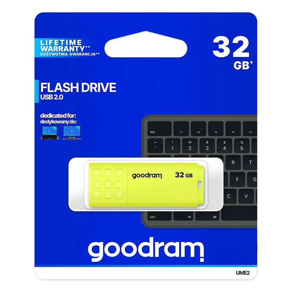 Флеш-накопичувач GoodRam USB 32GB UME2 Yellow (UME2-0320Y0R11) - фото 2
