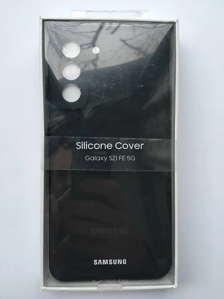 Оригінальний силіконовий чохол для Samsung Galaxy S21 FE (G990) Silicone Cover Black EF-PG990TBEGRU - фото 7