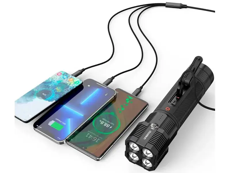 Автономний пусковий пристрій (бустер) Choetech TC0016 8000 mAh LED Jump Starter Black (6932112103888) - фото 5