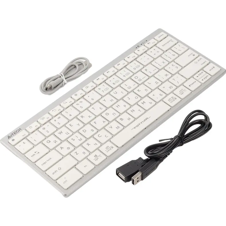 Клавиатура A4Tech Fstyler FBX51C White [102742] - фото 5