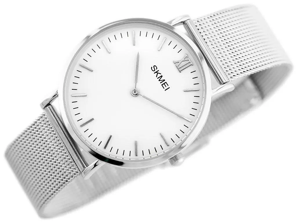Жіночий ультратонкий годинник Skmei 1182 Cruize Сріблястий - фото 5