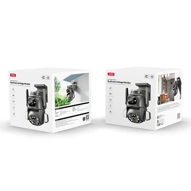 IP-камера внешняя XO CR04 Robot Dual Outdoor Dome Camera 2.4G - фото 5