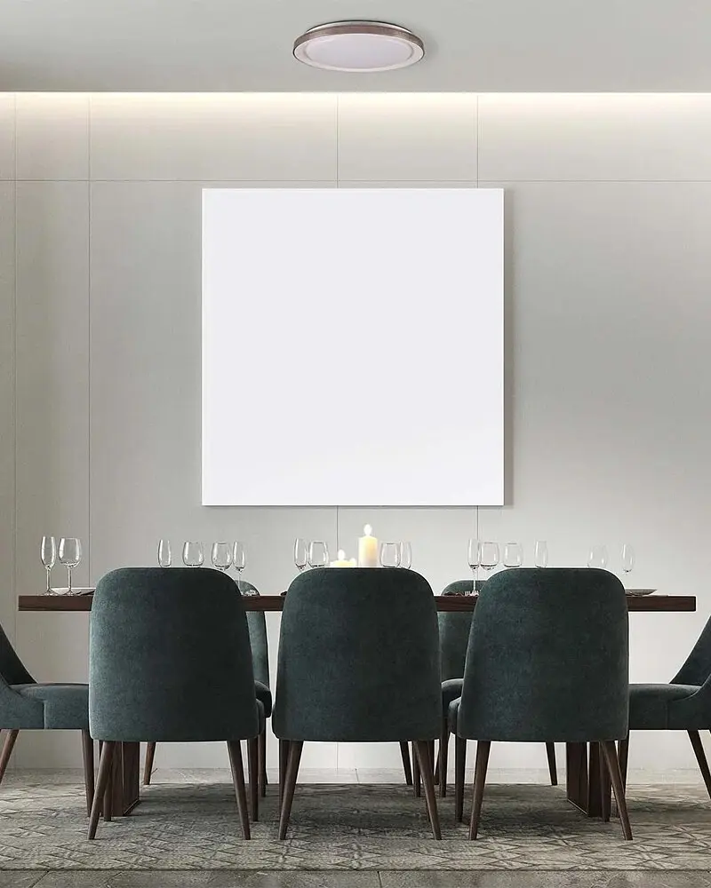 Люстра с пультом светодиодная, потолочный светильник Goldlux 331878 Grazyna LED 1x48W 3000K/4000K/6000K 5300Lm IP44 серая - фото 2