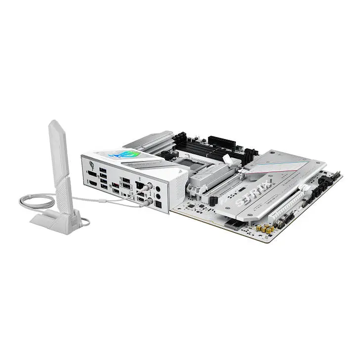 ASUS Материнська плата ROG STRIX B850-A GAMING sAM5 B850 4xDDR5 M.2 HDMI DP Wi-Fi BT ATX білий - фото 9