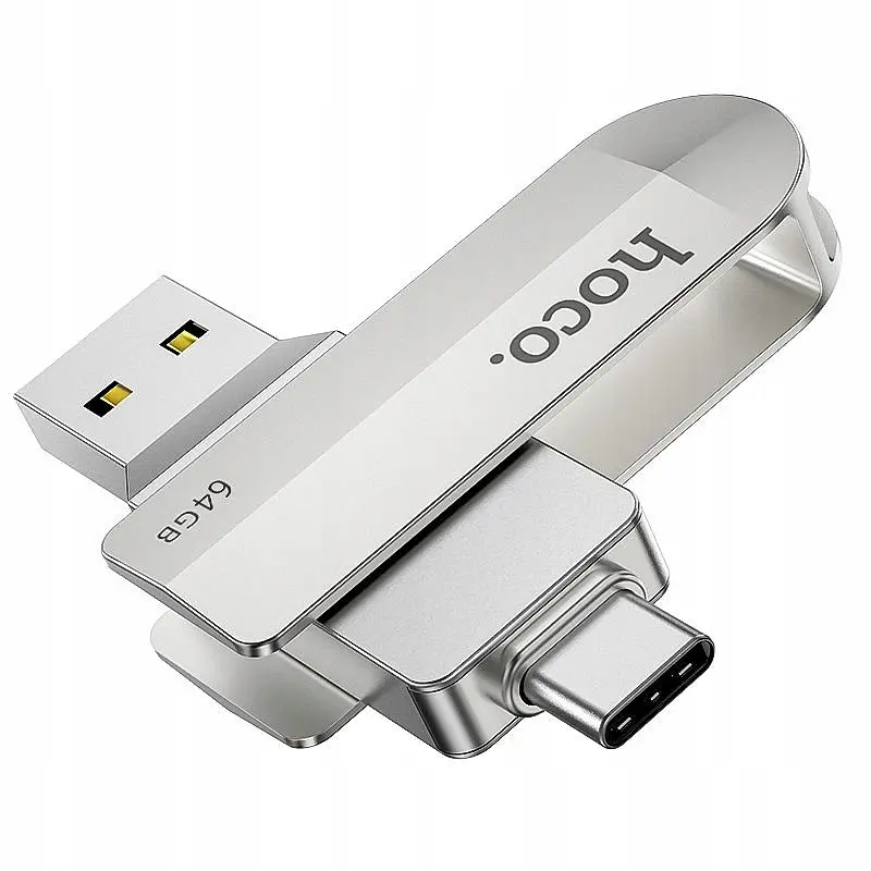 Подвійний флеш - накопичувач 2 інтерфейси Hoco UD10 64GB USB 3.2 + Type-C - фото 2