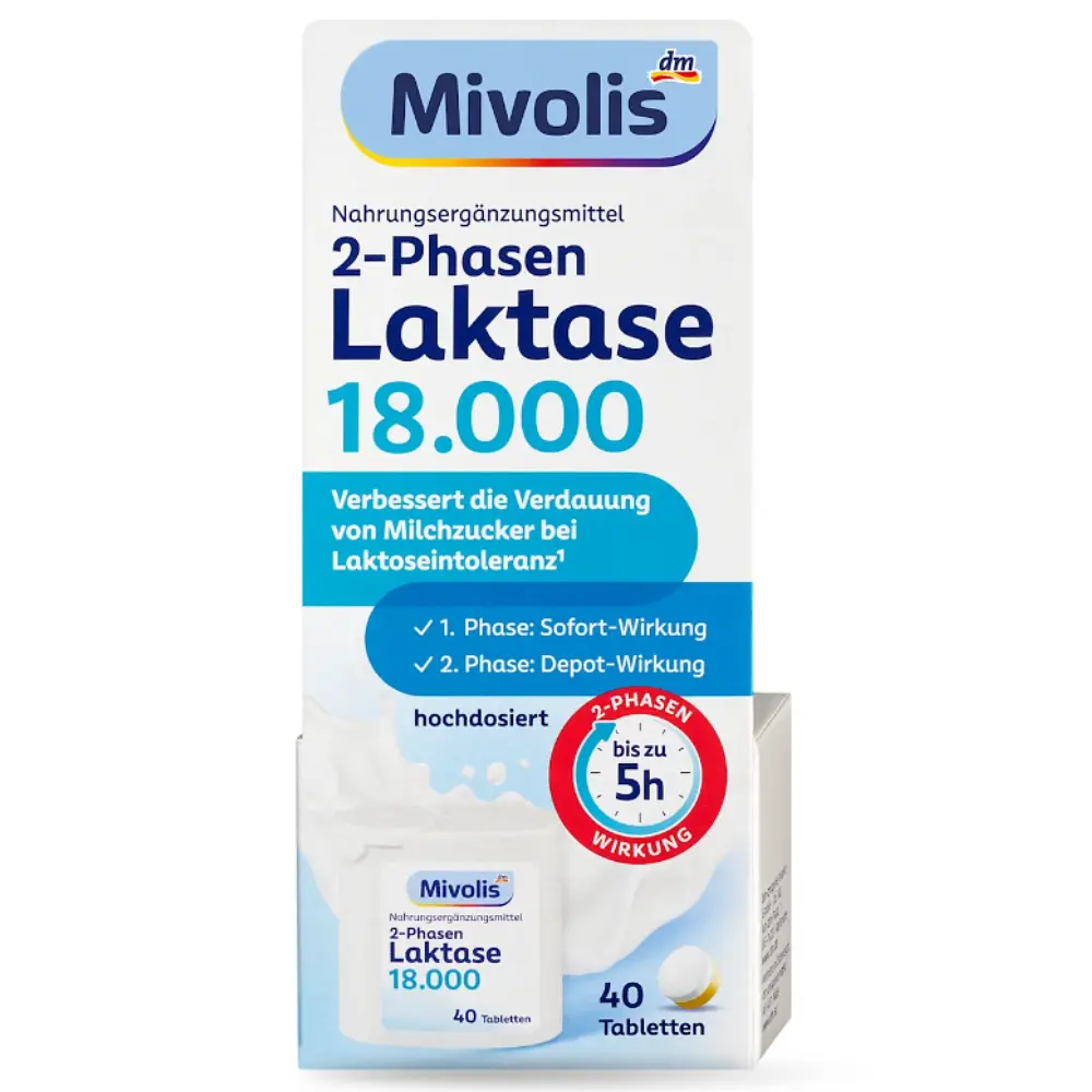 Mivolis Лактаза 18000, 20 г, від DM (Німеччина)