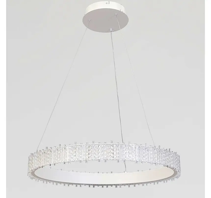 Світлодіодна підвісна люстра Artlight WG5129/60WH, 35 Вт, біла - фото 2