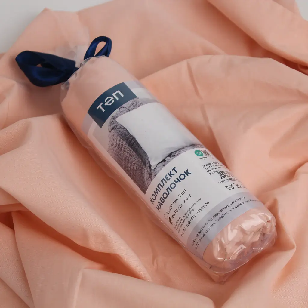 Комплект наволочок ТЕП скрутка ТСХ Nude 70x70 см (2-04245_32258) - фото 4